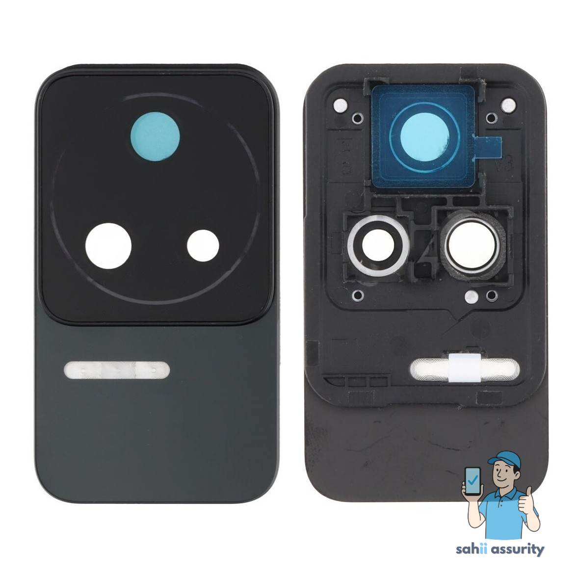 Camera Lens Glass with Frame for Xiaomi Poco F4 5G 